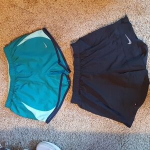 Nike Lot of 2 Wmns Running Shorts sz XS